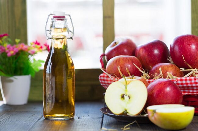 Vinagre de sidra de mazá para varices